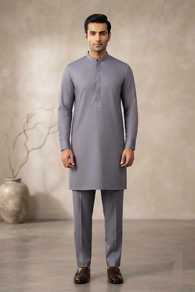 Nishat Men's Unstitched Wash & Wear