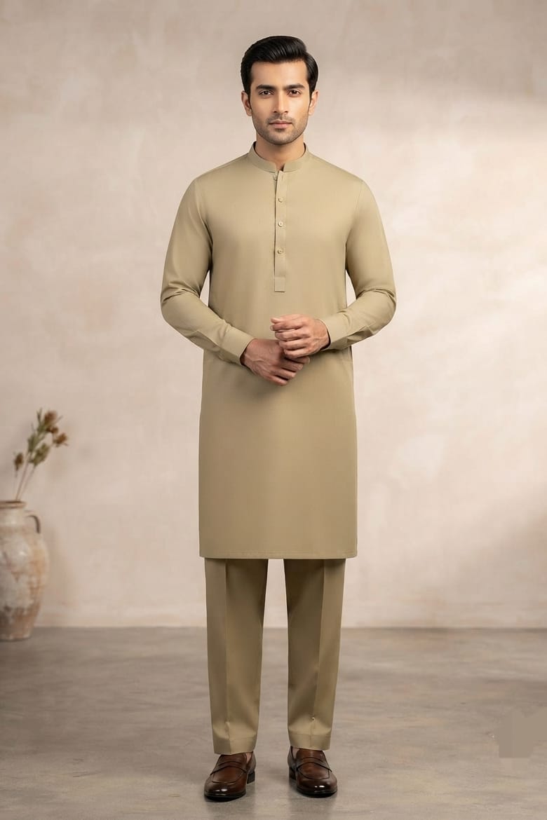 Nishat Men's Unstitched Wash & Wear
