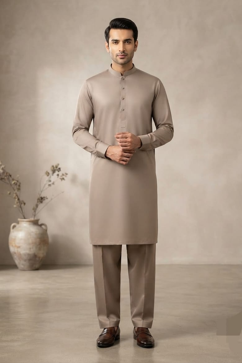 Nishat Men's Unstitched Wash & Wear