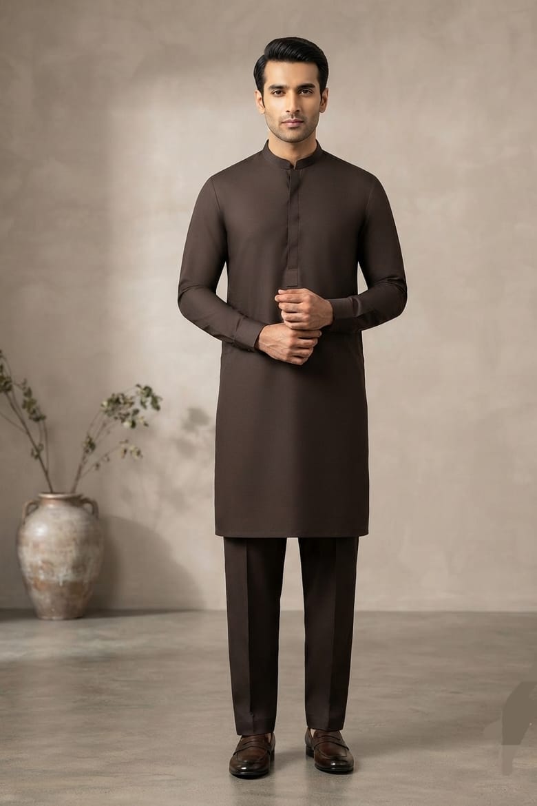 Nishat Men's Unstitched Wash & Wear