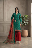 Khaadi Unstitched Printed Khaddar 3pc