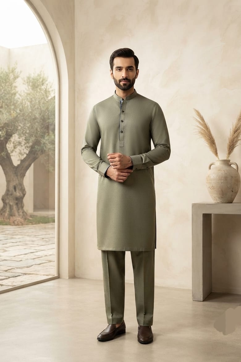 Sapphire Men's Unstitched Wash & Wear
