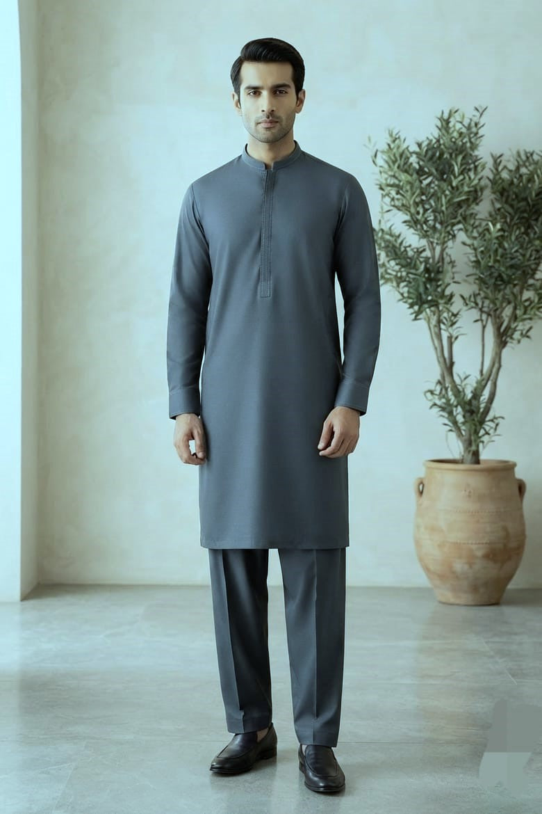 Gul Ahmed Men's Unstitched Wash & Wear