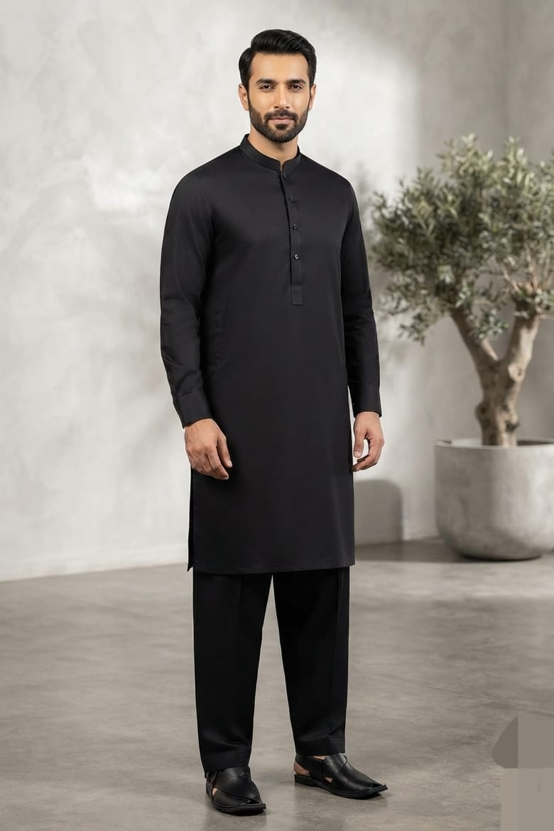 Gul Ahmed Men's Unstitched Wash & Wear