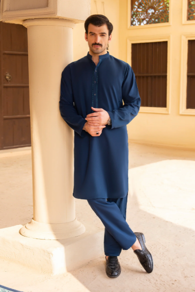 Gul Ahmed Men's Unstitched Wash & Wear