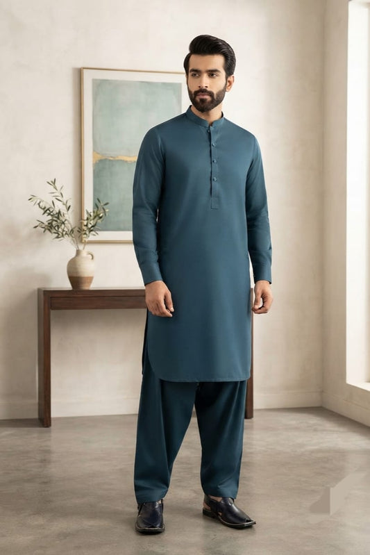 Gul Ahmed Men's Unstitched Wash & Wear
