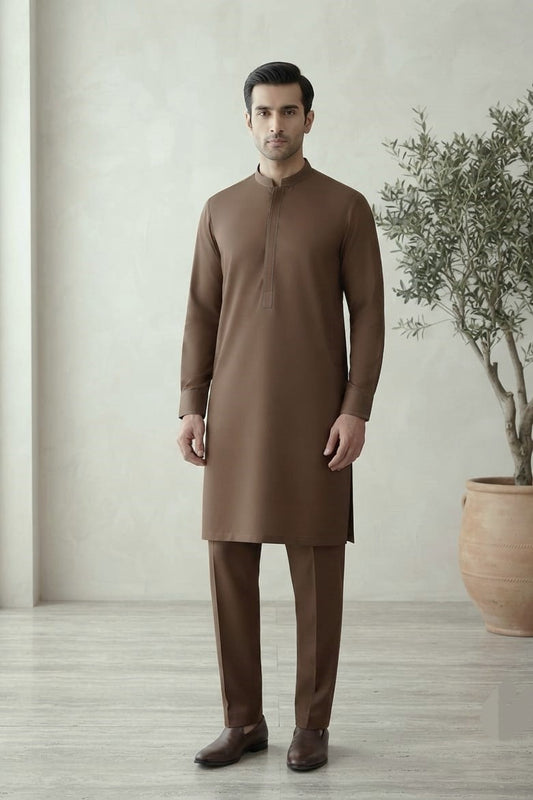 Gul Ahmed Men's Unstitched Wash & Wear