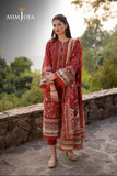 Asim Jofa Unstitched Printed Khaddar 3pc