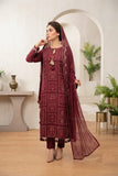Noor jahan Aarzoo Unstitched Embroidered Karandi 3pc