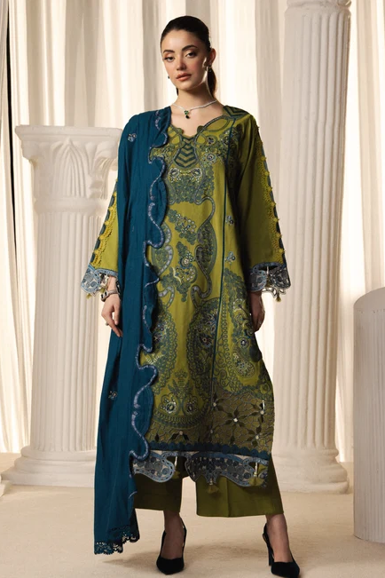 Parishay Royal Galleria Embroidered Luxury Marina 3pc