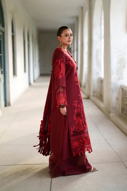 Mahnur Nova Embroidered Luxury Khaddar 3pc