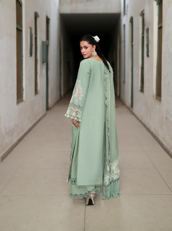 Mahnur Nova Embroidered Luxury Khaddar 3pc