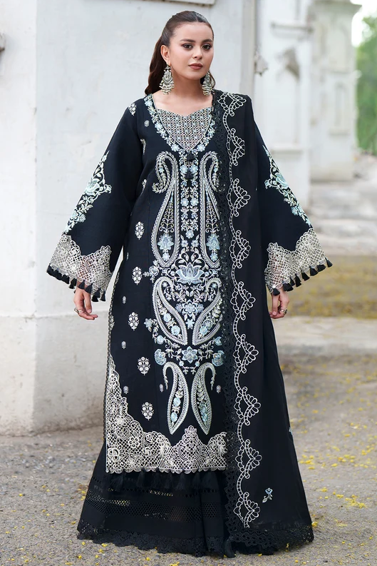 Mahnur Nova Embroidered Luxury Khaddar 3pc