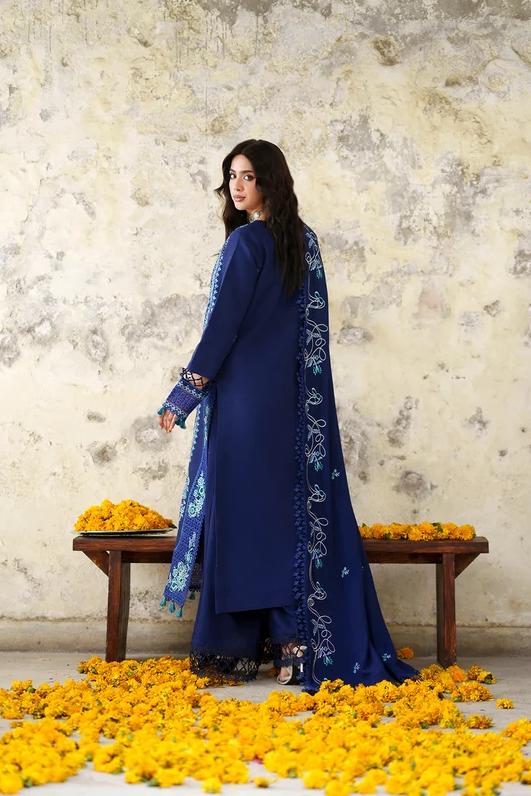 Mahnur Nova Embroidered Luxury Khaddar 3pc