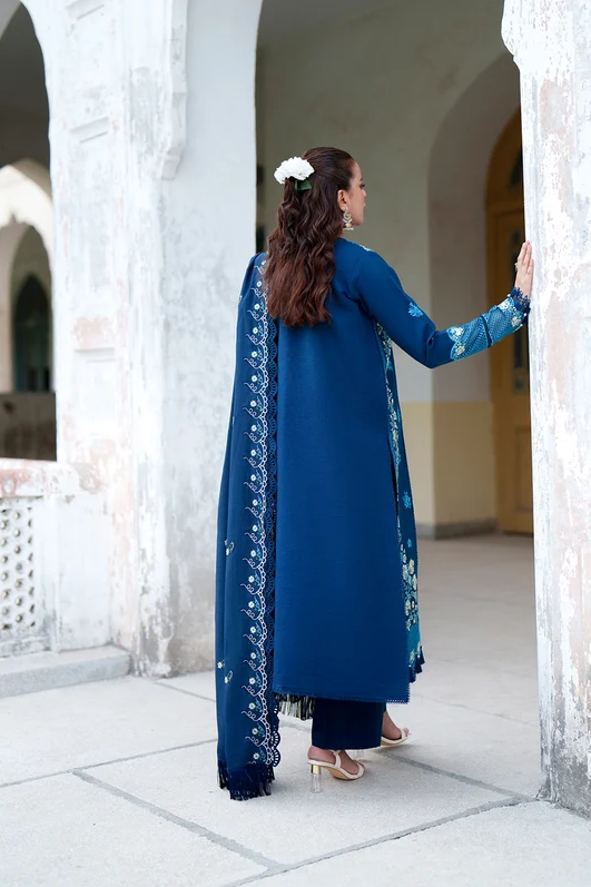 Mahnur Nova Embroidered Luxury Khaddar 3pc