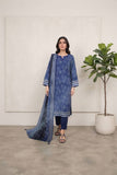 Mizaj Hoorain Unstitched Printed Khaddar 3pc