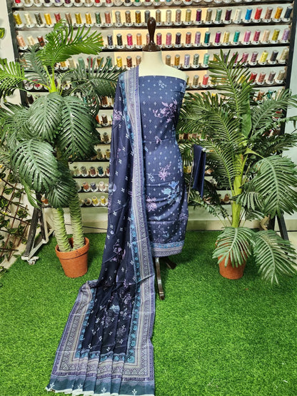 Hania & Minahil Digital Printed Lawn 3PC - Branded Cut Pieces