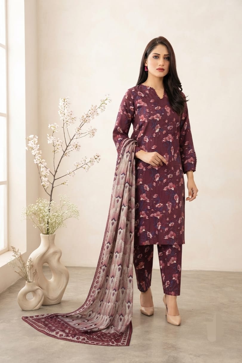 Tawakal Lirah Premiuim Stitched Printed 3pc