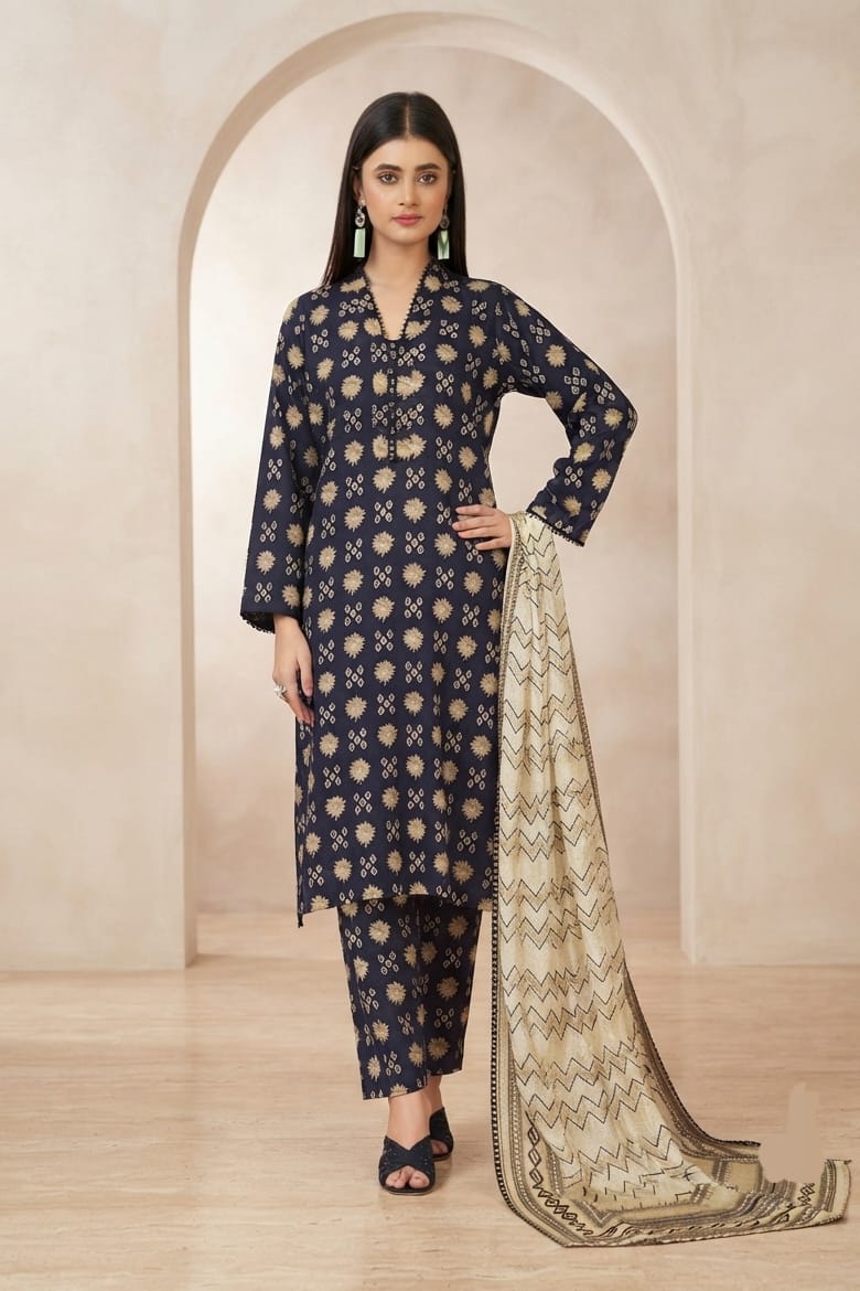 Tawakal Dilshan Linen Stitched Printed 3pc