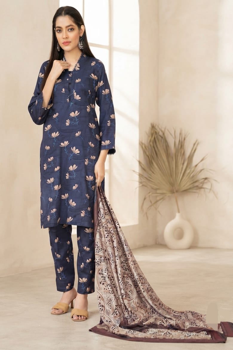 Tawakal Dilshan Linen Stitched Printed 3pc