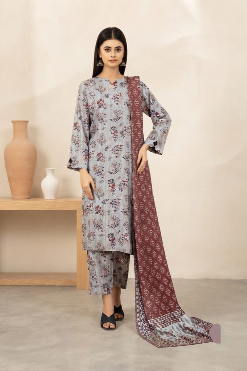 Tawakal Dilshan Linen Stitched Printed 3pc