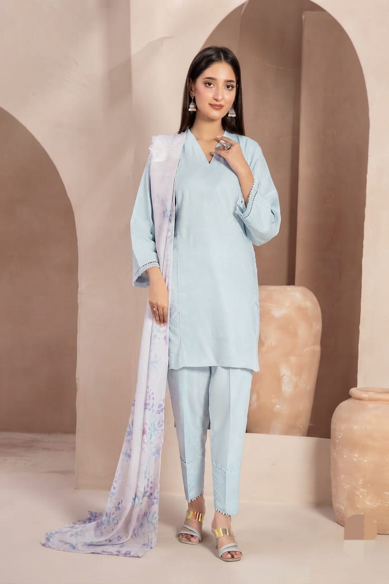 Tawakal Noori Stitched Viscose Jacquard 3pc