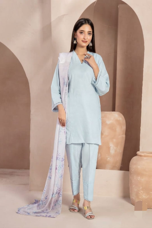 Tawakal Noori Stitched Viscose Jacquard 3pc