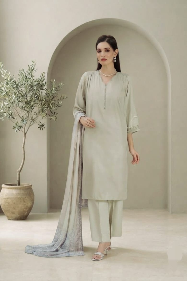 Tawakal Noori Stitched Viscose Jacquard 3pc
