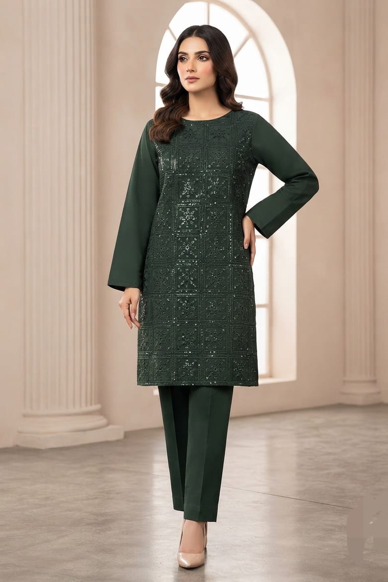 Bareeze Embroidered Karandi Unstitched ST 2pc