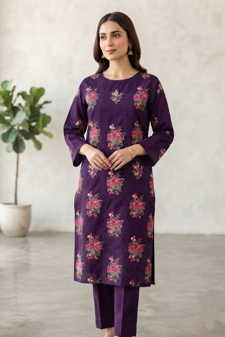 Bareeze Embroidered Karandi Unstitched ST 2pc