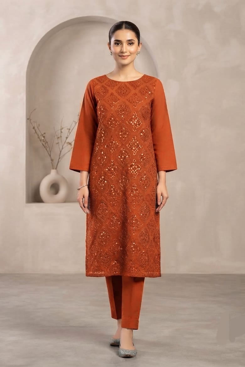 Bareeze Embroidered Karandi Unstitched ST 2pc