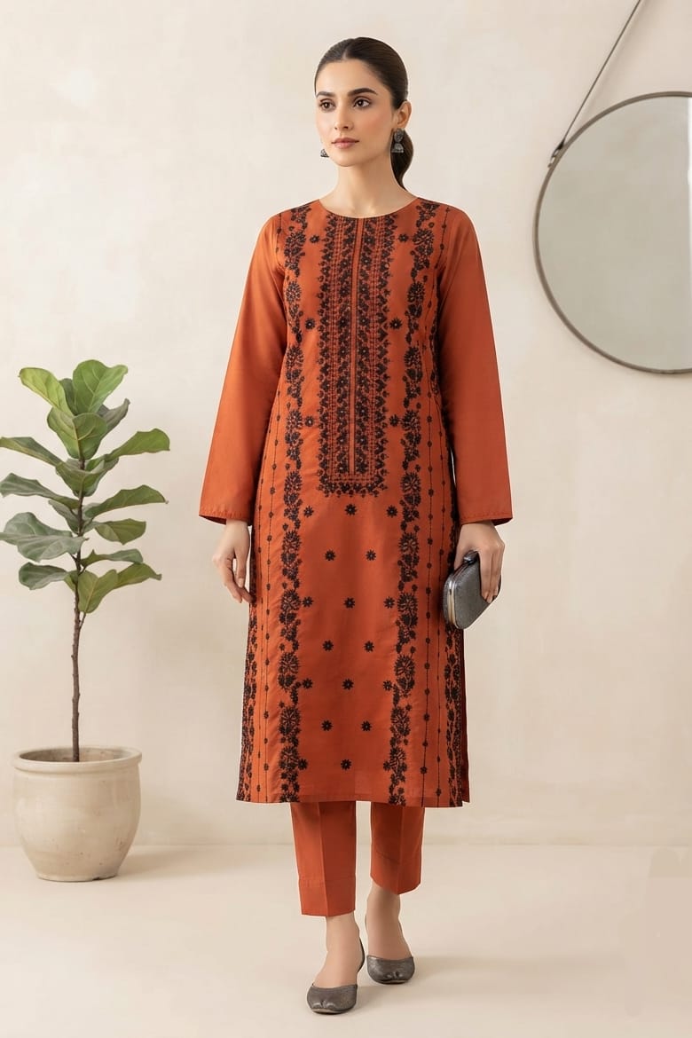 Bareeze Embroidered Karandi Unstitched ST 2pc