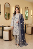 Tawakal Zaina Unstitched Embroidered Cotton 3pc