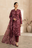 Tawakal Zeenat Linen Cotton Stitched Embroidered 3pc