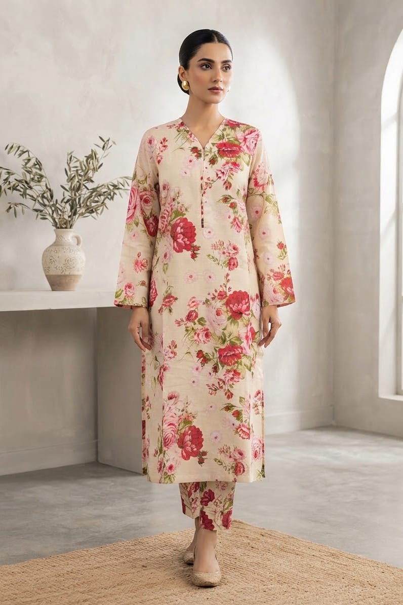 Tawakkal Stitched Printed Khaddar ST 2pc