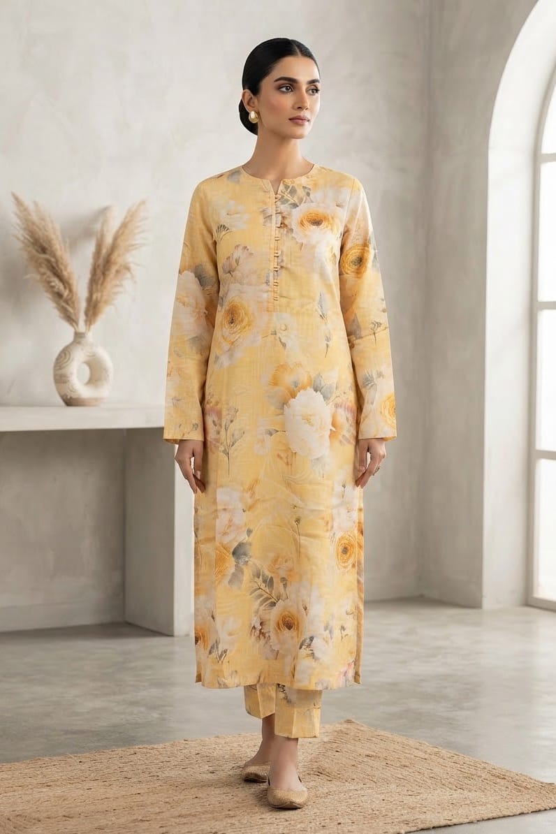 Tawakkal Stitched Printed Khaddar ST 2pc