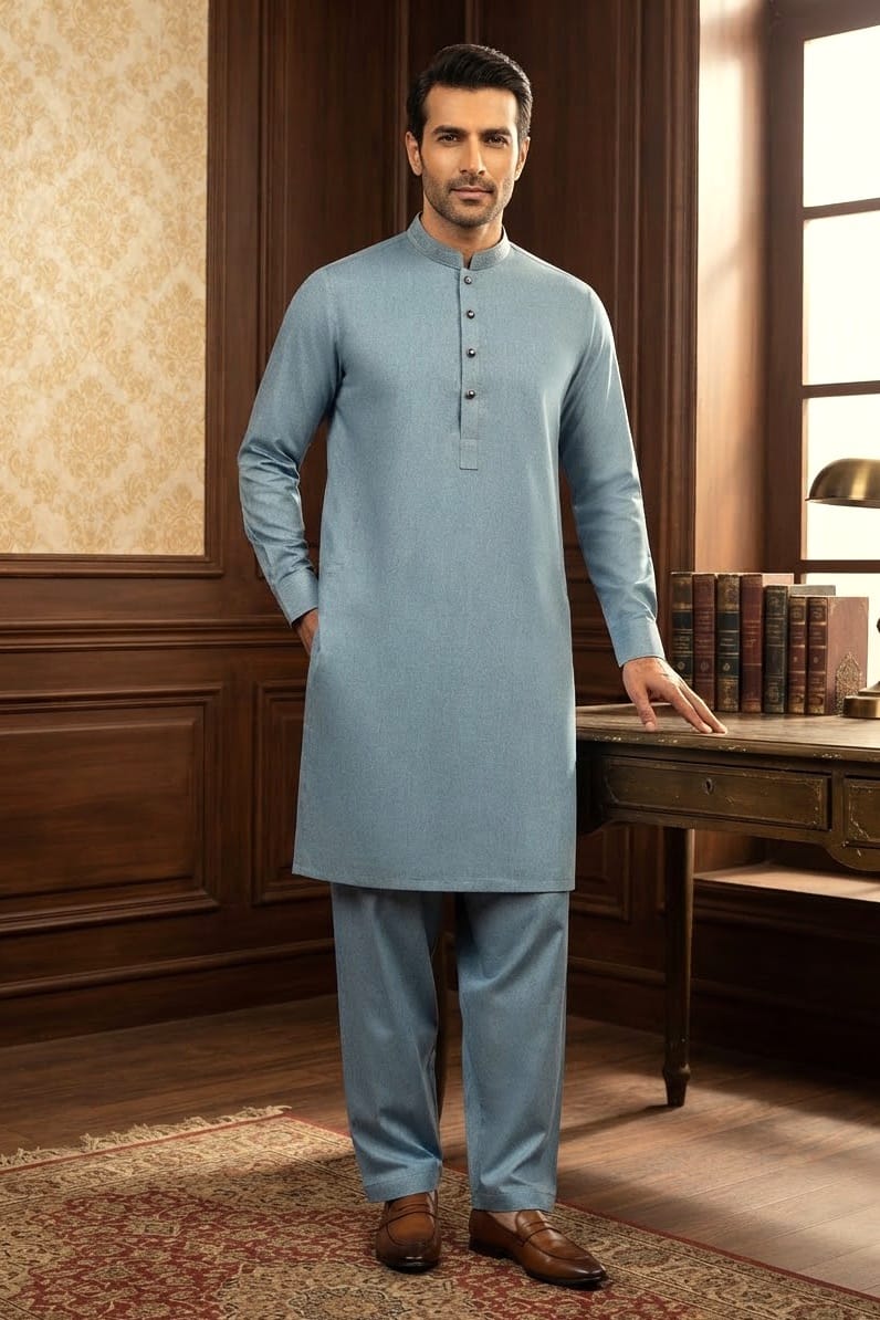 Stenciller Men's Unstitched Crystal Wool