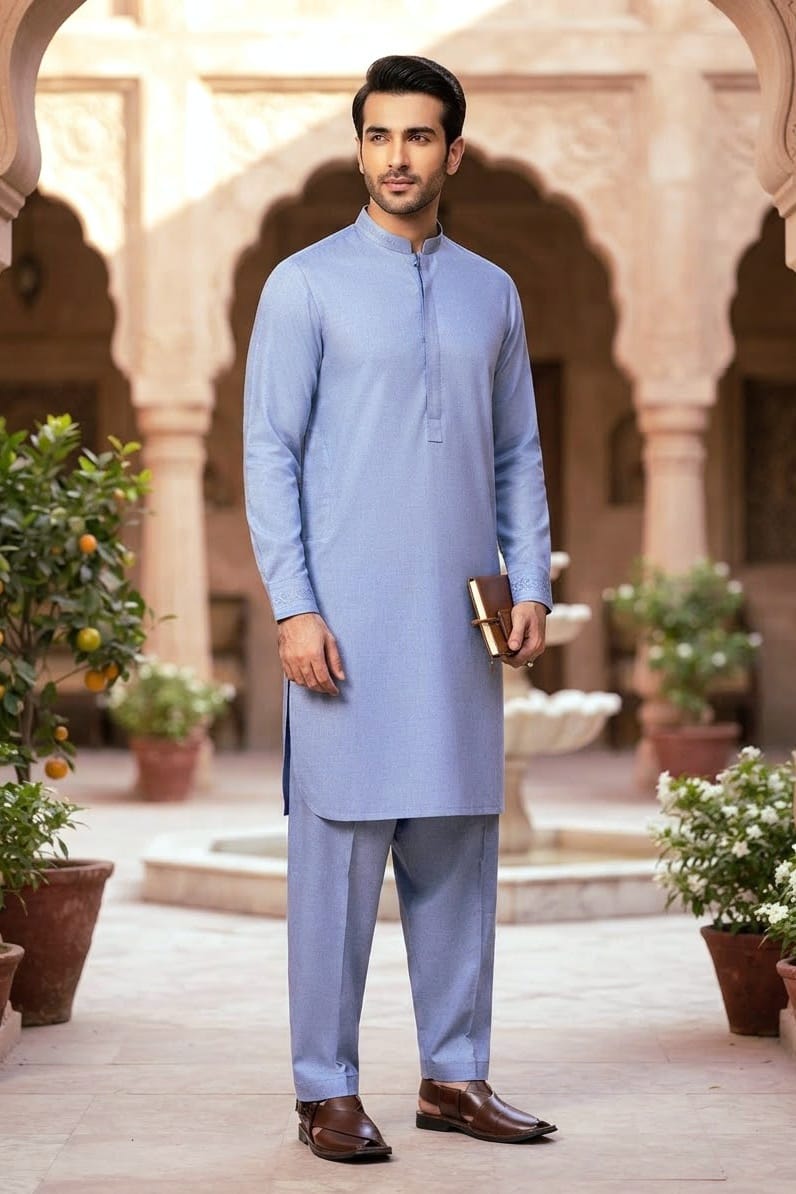 Stenciller Men's Unstitched Crystal Wool