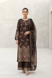 Johra Rohani Unstitched Embroidered Staple Slub 3pc