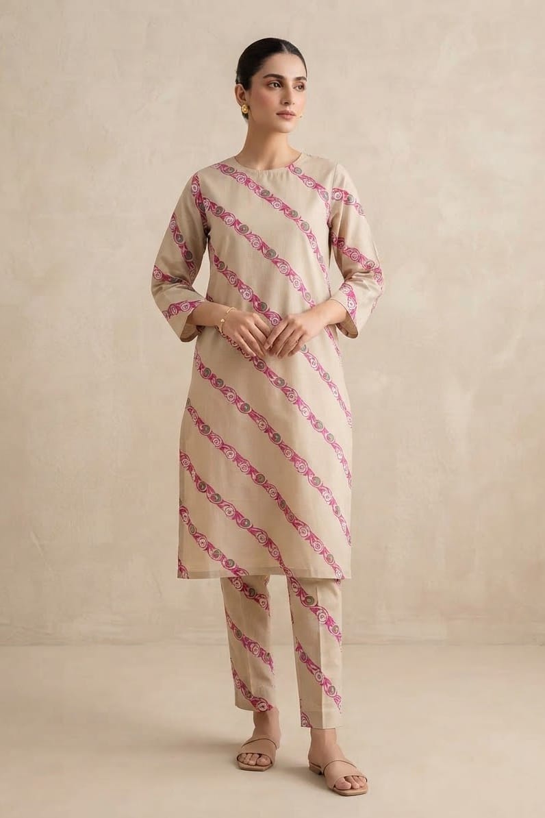 Mix Brand Unstitched Printed Khaddar Allover ST 2pc