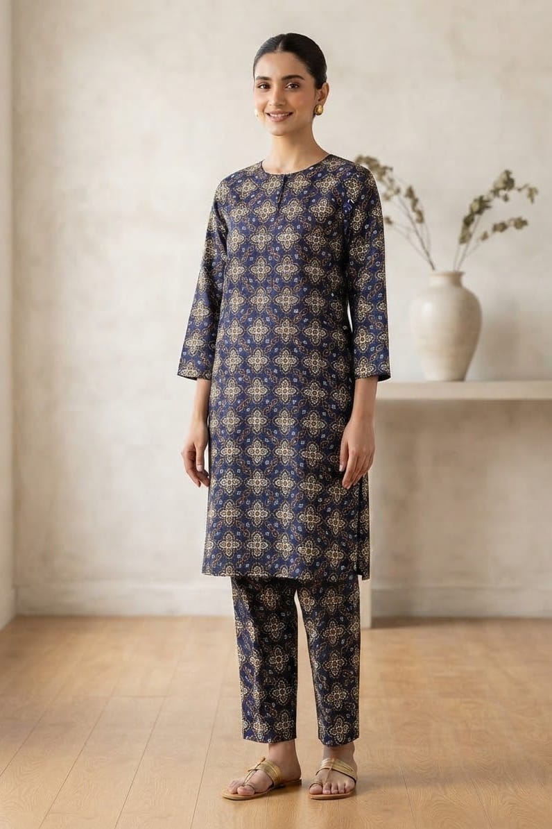 Mix Brand Unstitched Printed Khaddar Allover ST 2pc