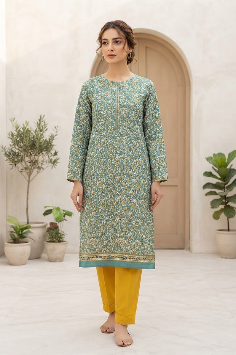 Mix Brand Unstitched Printed Khaddar ST 2pc