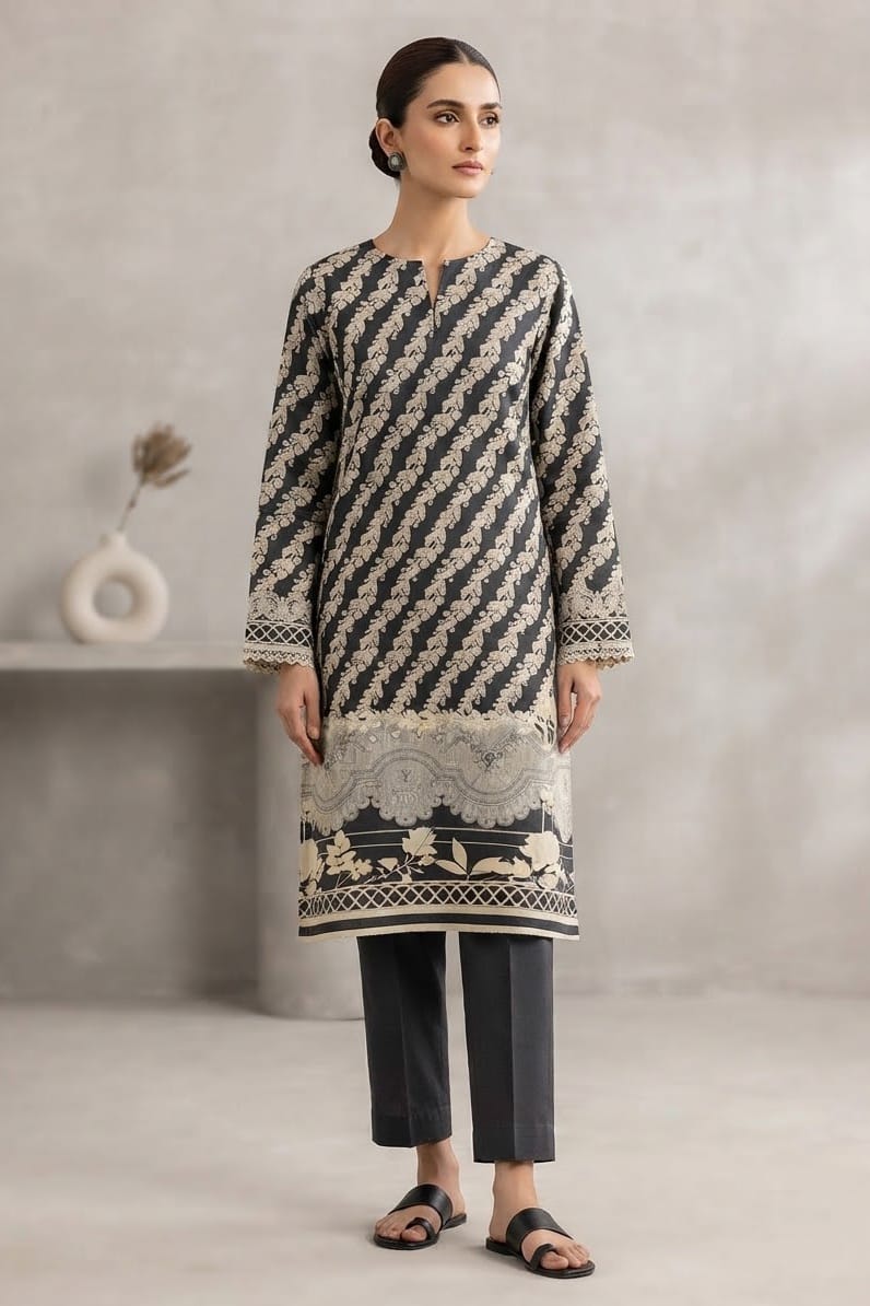 Mix Brand Unstitched Printed Khaddar ST 2pc