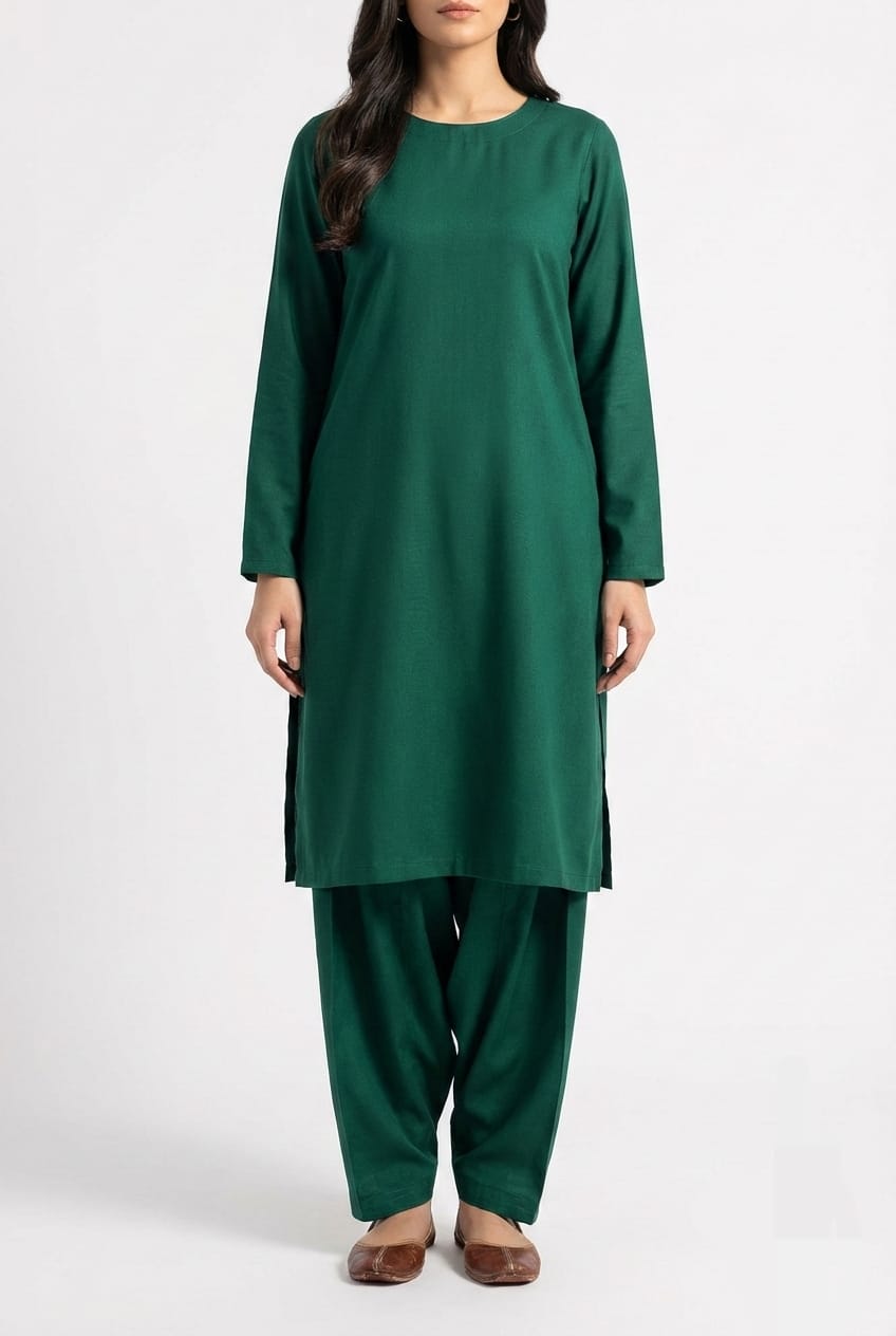 Sapphire Unstitched Plaino Khaddar ST 2pc
