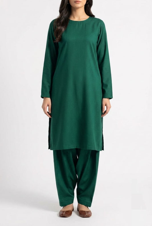 Sapphire Unstitched Plaino Khaddar ST 2pc