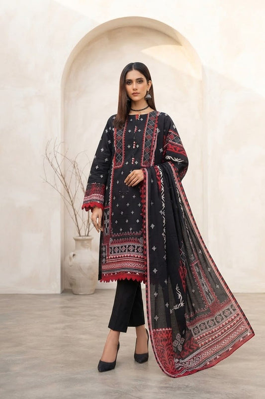 Gul Ahmed Unstitched Printed Khaddar 3pc