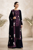 Premium Unstitched Embroidered Velvet 3pc