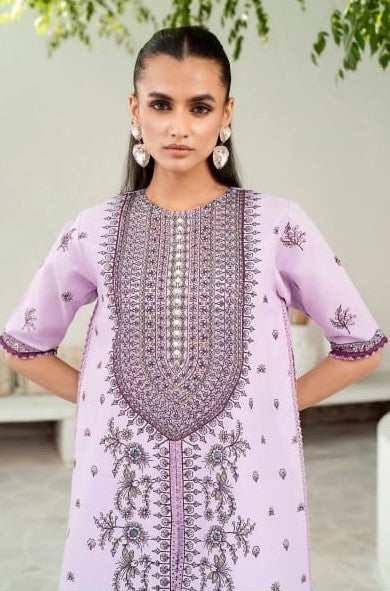 Bin Ilyas Riwaayat Luxury Embroidered Lawn Collection 3pc - Branded Cut Pieces