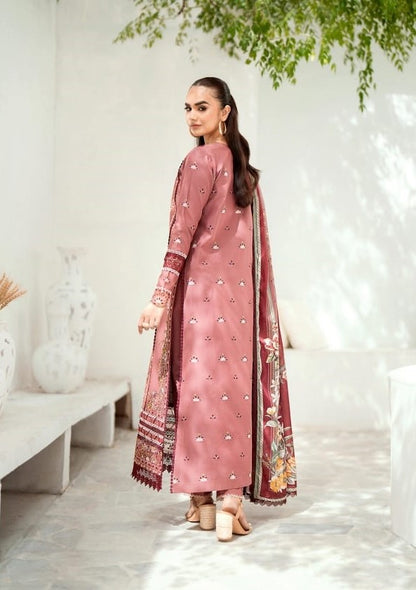 Bin Ilyas Riwaayat Luxury Embroidered Lawn Collection 3pc - Branded Cut Pieces