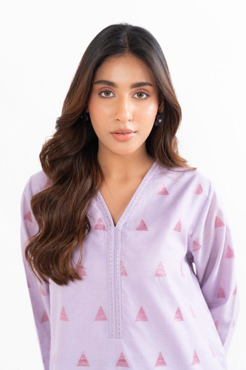 Al Karam Stitched Printed Lawn ST 2pc